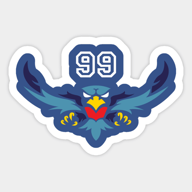 Thunderbirds Team Shirt 99 Sticker by DaleMettam